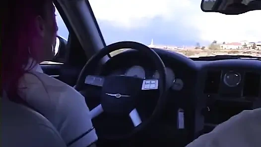 Karen Fisher 13 inç büyük zenci kullanılmış araba satıcısı üçlü grup seks