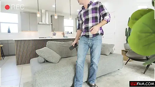 Stepdad Makes Stepdaughter Play With His Cock