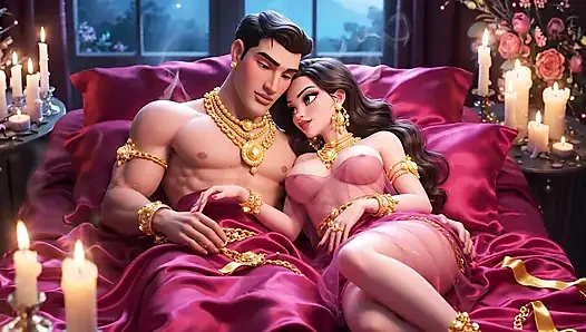 Ateşli çizgi film romantizmi - prens ve baştan çıkarıcı prenses samimi derlemesi