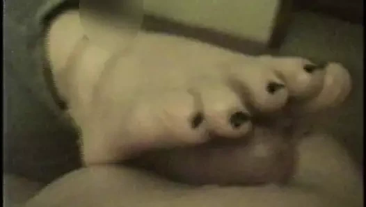 Karımdan nihai footjob