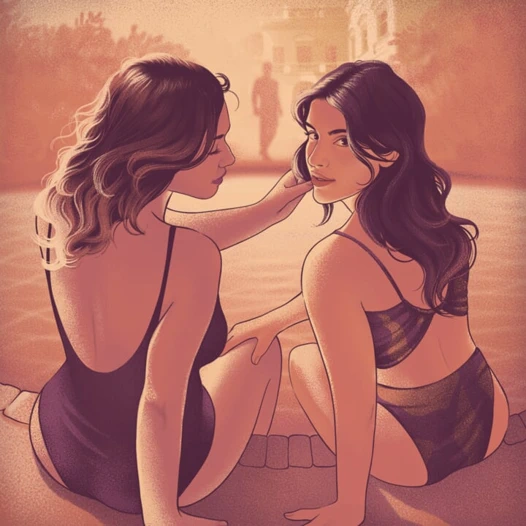 İki kadınla ilk kez üçlü seks. Kadınlar için sesli porno - erotik asmr ses pornosu