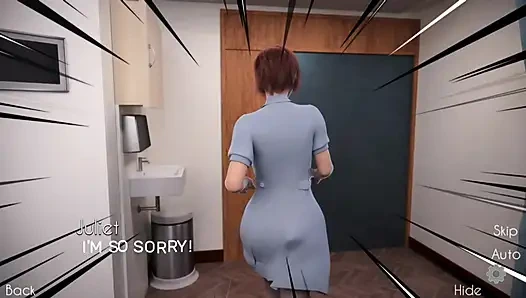 Ateşli hemşireyle hastanede eğlencesi - uyanış