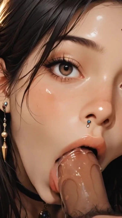 The 42-year-old stepmother kneels down and swallows everything her 19-year-old stepson is in the kitchen. Forbidden… | Clip 1