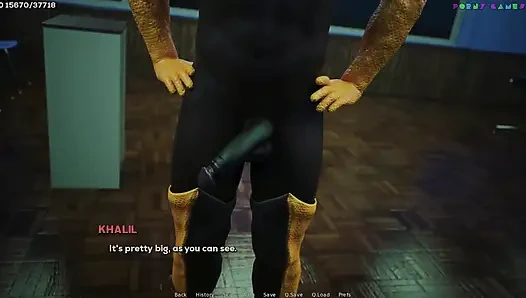 Shamandev'in arzu gölgeleri - mavi bir büyük zenci yarağının sikilmesine izin veriyor, ateşli şakacı, 63