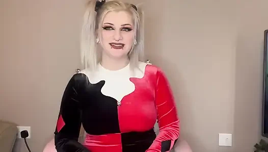 Geğirmemeye çalış Harley Quinn Cosplay