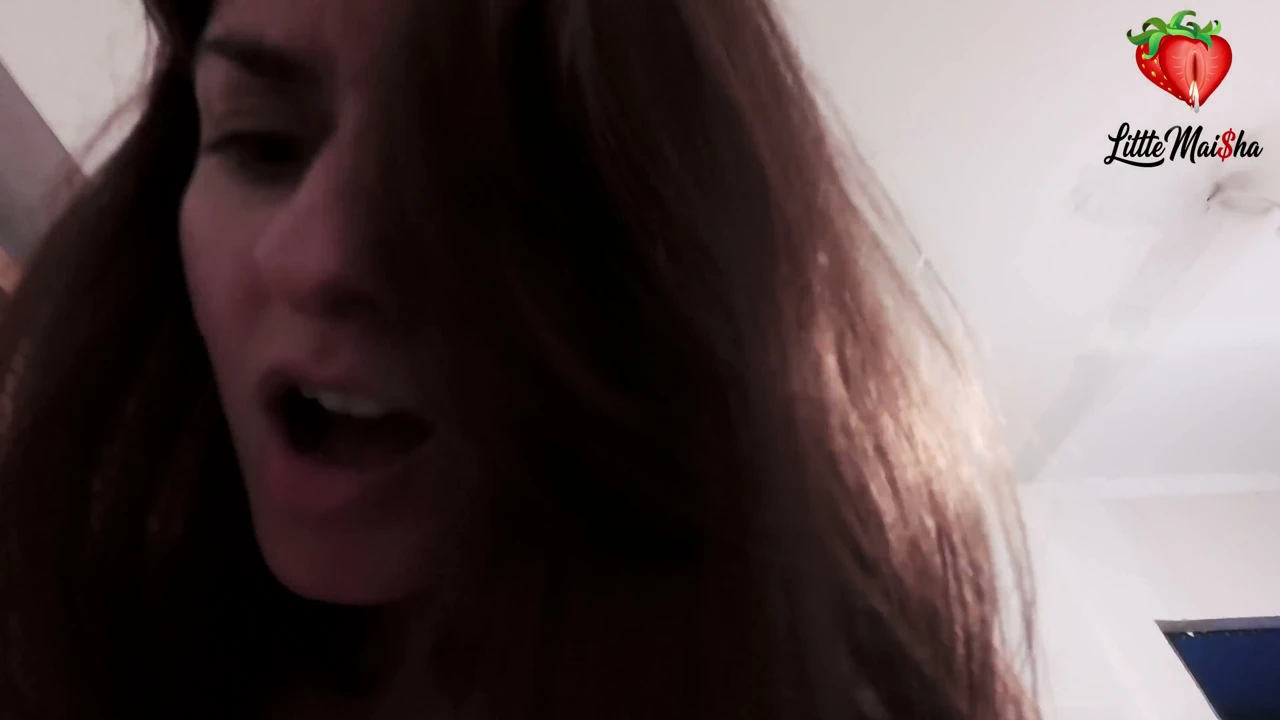 Two Orgasms for This Sweet Brunette - Wet Pussy Licking and Abundant Ejaculation