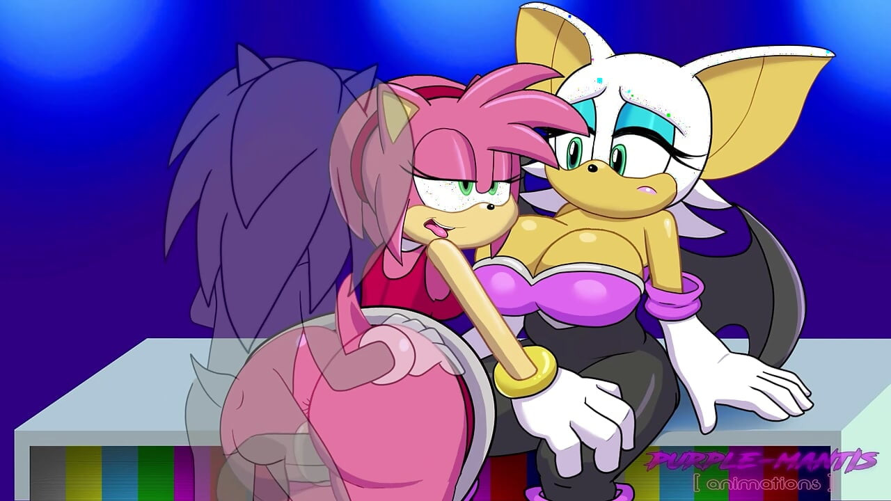 Amy Rose yarasa Rouge'un sikini aldatıyor (yeniden yükleme)