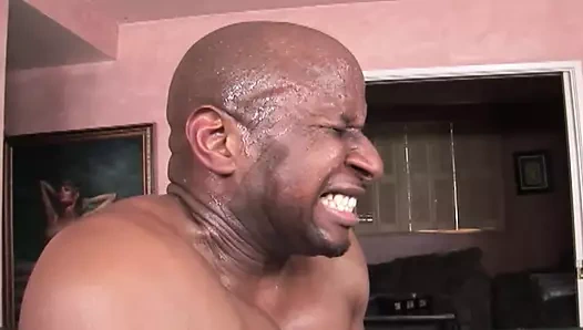 Bir ince Alman genç hoş bir bbc ile ona sıkı kedi delik