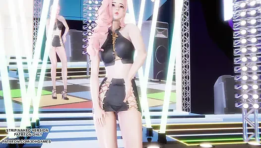 mmd iki kez - seraphine kpop dance league of legends hentai sansürsüz 4k 60 fps