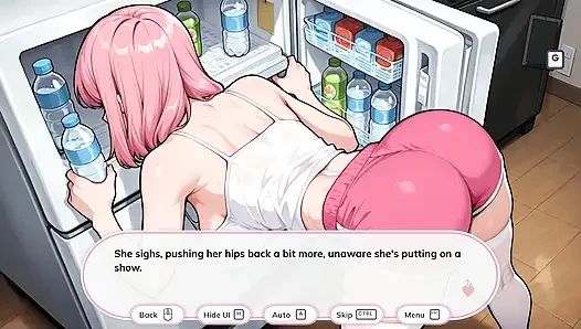 Üvey kız kardeşimle yalnız, hentai oyunu tabu ep.4 koridorda çıplak sürpriz tamamen sırılsıklam oldu!