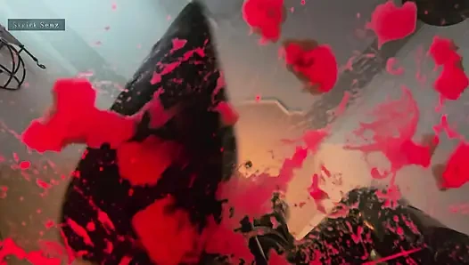 Dev kadın Sheela Sinner muz topuk temizleme kölesini eziyor bölüm 1