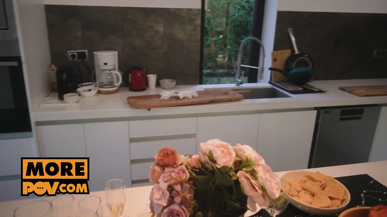 Secret Waiter Disguise Leads to Double BJ with Lily and Jadilica