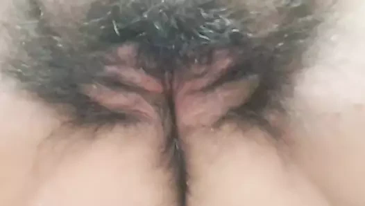 wife opens her pussy with clamps for an orgasm of pain