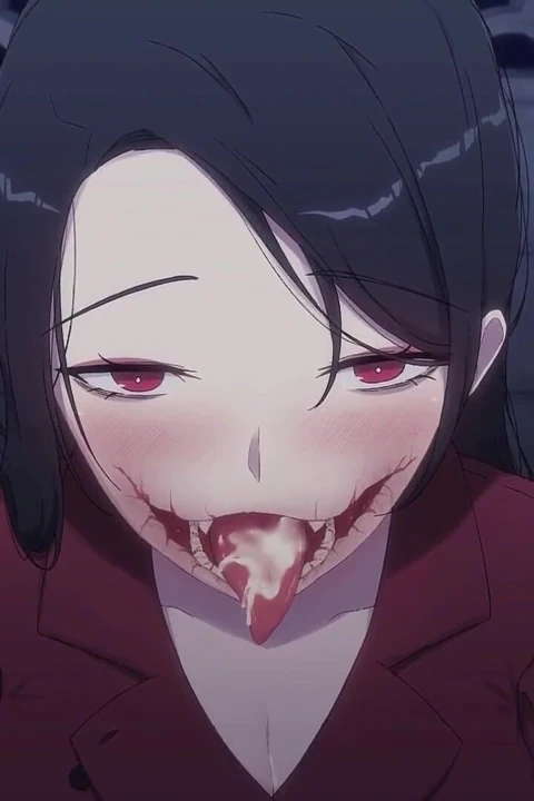 Maskeli Kuchisake-onna oral seks