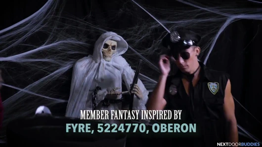 "Cadılar bayramın kutlu olsun seni edepsiz küçük sikici" Isaac Parker için dp - nextdoorbuddies