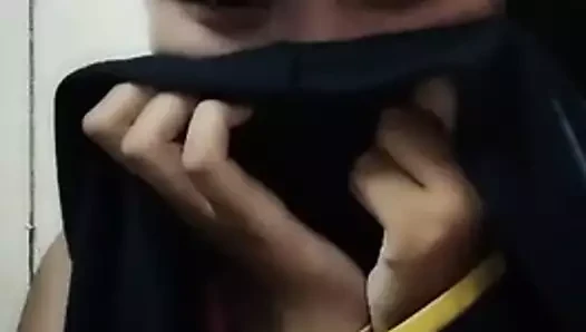 Awek ganu payung bf