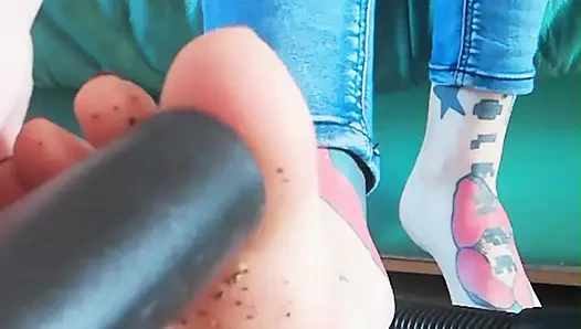 İtalyan tanrıçanız dikey video derlemesi karışık ayak eldivenleri