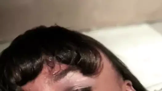 Ateşli zenci hatun büyük zenci emiyor