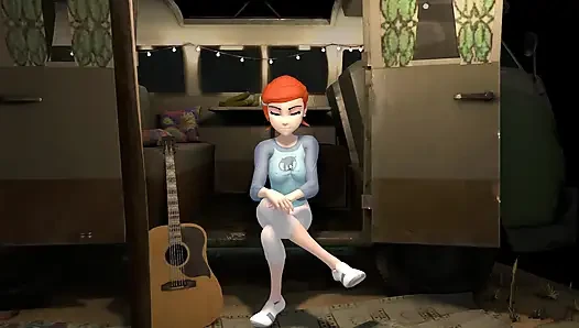 GWEN TENNYSON'ıN AYAKLA MASTÜRBASYONU
