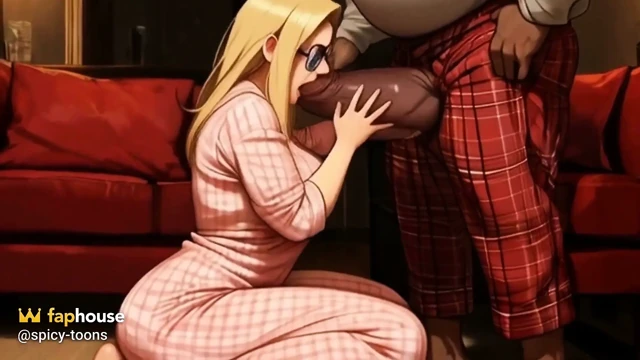 Büyük memeli sarışın orta yaşlı seksi kadın üvey kızının izlemesine bayılıyor