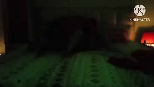 Ateşli evli kadın ve ofis patronu Jaipur'da otel odasında