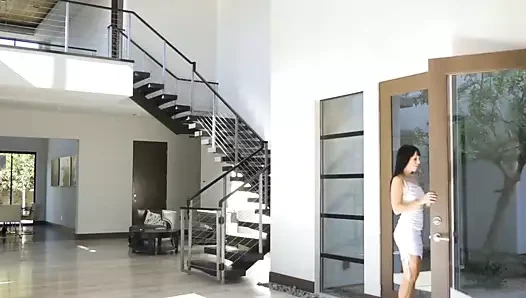 azgın gf dolu yukarı ile Cum sonra iş parti bir anda yoğun ilgi gören üvey