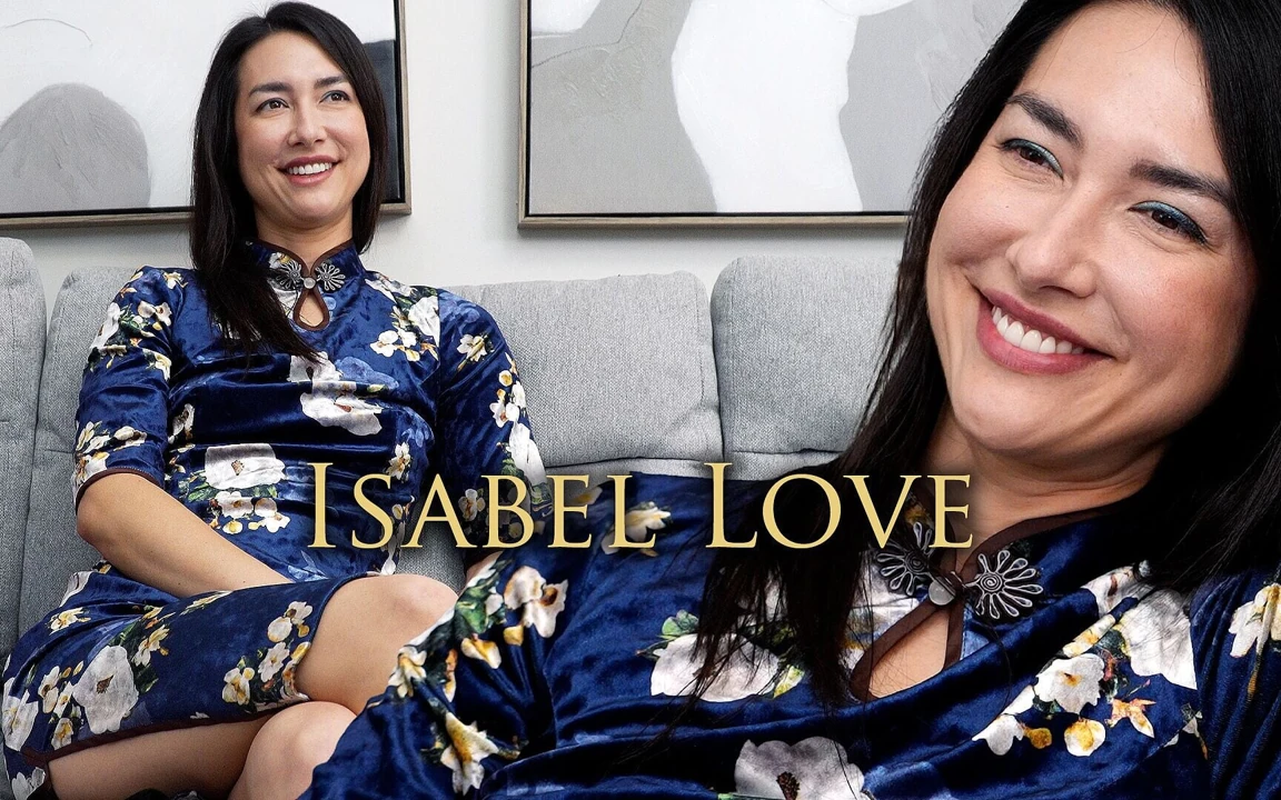Asyalı orta yaşlı seksi kadın isabel love ile röportaj