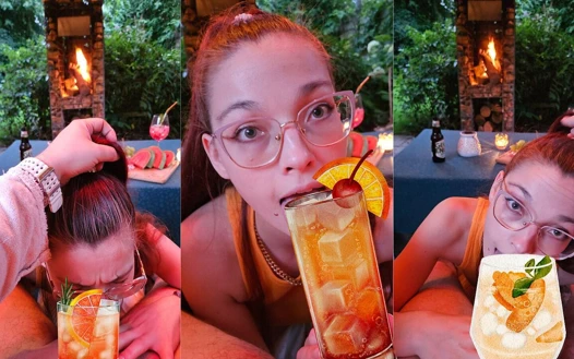 Yaz tatilinde ağzına boşalmalı oral seks