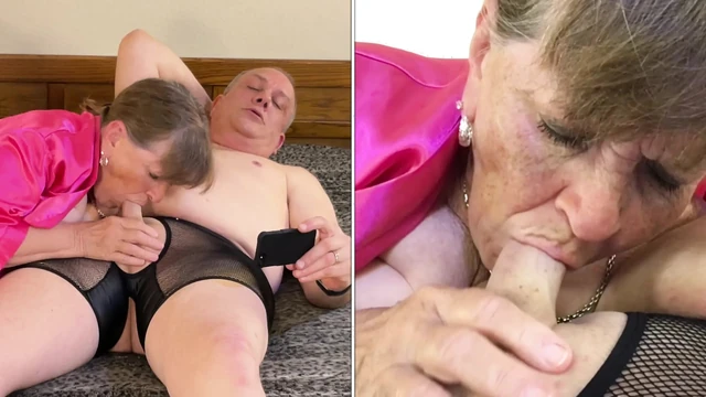 Granny Carmen: Mature Cock Sucker In Fuscia Lingerie 5525CAMS25M