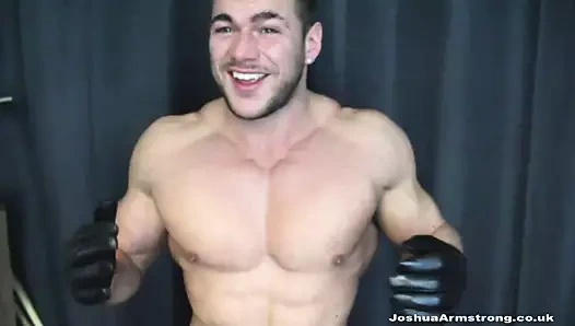 dom sigara ve deri eldiven mastürbasyon