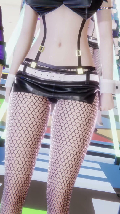 MMD - Red Velvet - Russian Roulette - Ahri Kai'Sa ve Seraphine Seksi Kpop Dansı League of Legends Hentai Sansürsüz 4K 60FPS | Klip 1