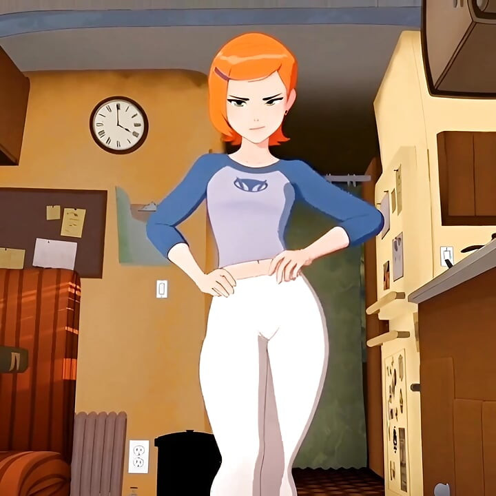 Gwen Tenison feom ben ten seksi bir dans yapıyor