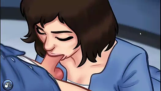 Büyük ve uzun boylu orta yaşlı seksi kadın üvey oğluyla sikişiyor