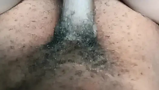 Amcık arkadan gerildi