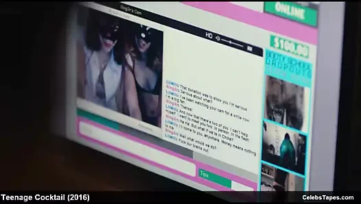 Fabianne Therese ve Nichole Bloom bikini ve iç çamaşırı ateşli video