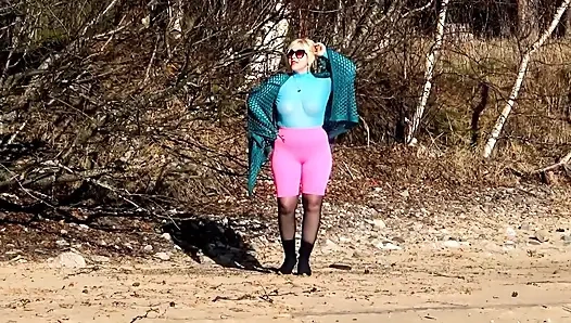 Sexy outfit for spring walk