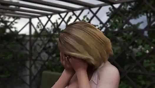 Orta yaşlı seksi kadın deresi #18 - Johannes Hanna'nın göğüslerini görünce sikildi