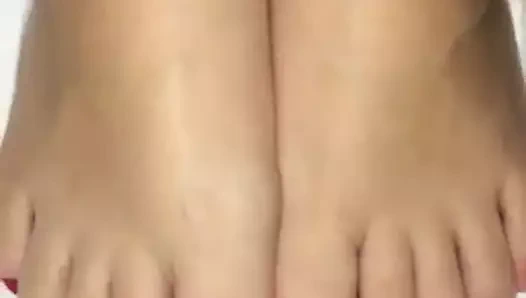 Cum üzerinde benim hanımları ayak