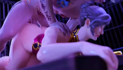 Chun li domaltarak anal seks yapıyor