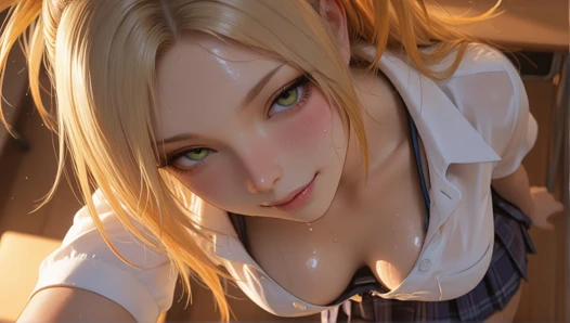 Ateşli anime kızlar derlemesi iç çamaşırı, bikini ve nazik azdırma