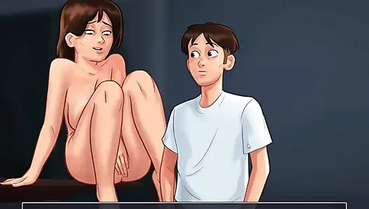 Caught My Stepmom And StepAunt Having Some fun in the pool And I Fucked The Stepmom