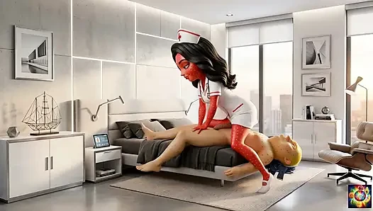 Hemşireyle gece geç saatlerde - ai hentai asmr