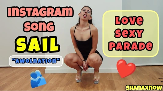 LOVE SEXY PARADE INSTAGRAM SONG SAIL DRESS AND HIGH HEELS SHANAXNOW