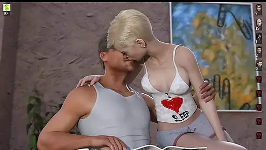 16 yıl sonra - busty karınla çift penetrasyon