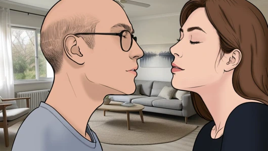 Verdiğim söz - Michael Emma'yı öptü