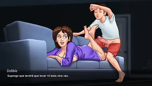 Üvey annem bana aşık oluyor ve elimizden gelen her anı sikiyoruz - yaz mevsimi efsanesi