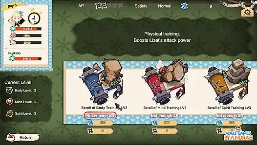 Kaç, elf ninjam! 3 boyutlu oyun bölüm 2 - Lizet'in eğitimi ve keşfi başlıyor