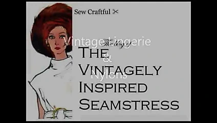 Vintage iç çamaşırı ve naylon çorap