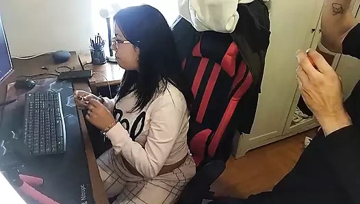 Web kamerası bir kullanıcıyı emiyor