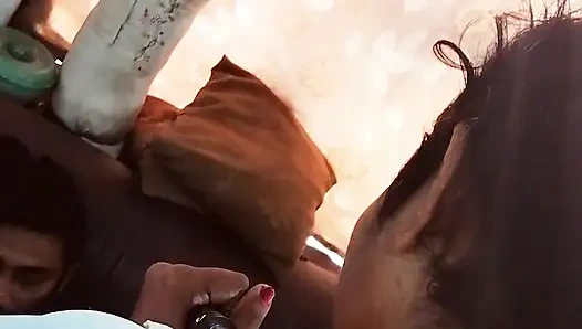 Üvey anne bakış açısının kamera arkası